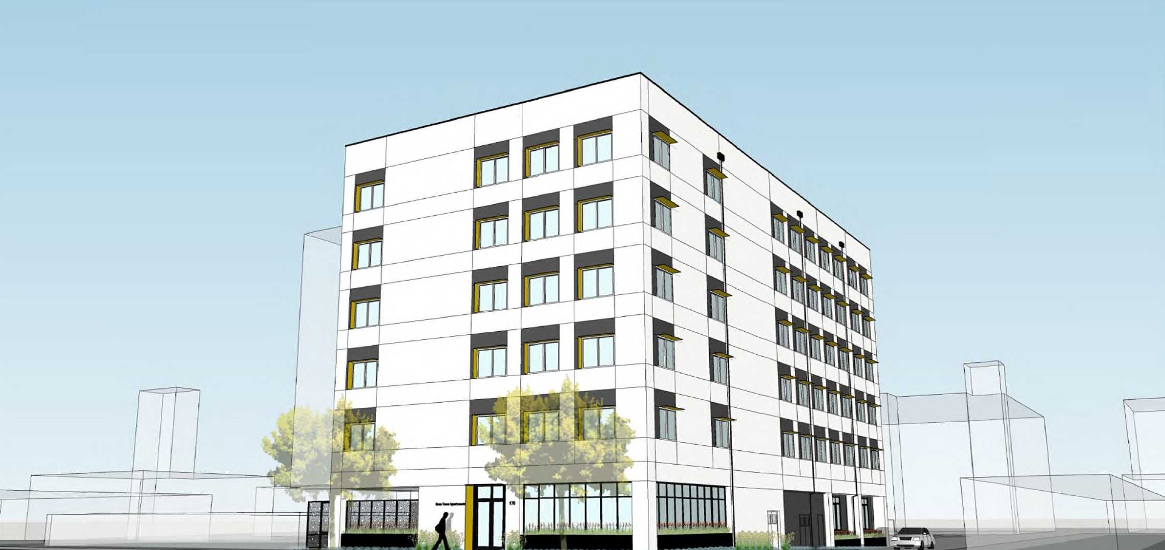 Design tweaks for proposed affordable housing complex at 170 N Halstead